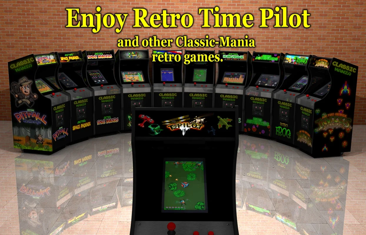 Retro Time Pilot for Android - Enjoy Retro Arcade Fun