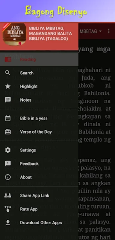 Bibliya MBBTAG for Android - Accurate Tagalog Bible App