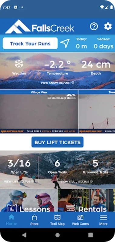 Falls Creek for Android - Enhance Your Resort Experience