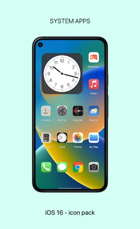 iOS 16 - Icon Pack for Android: Stylish Icons & Widgets