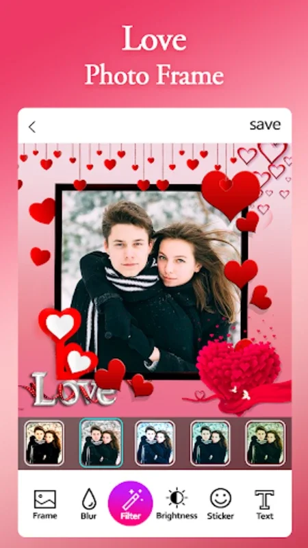 Love photo frame for Android - Download the APK from AppHuts