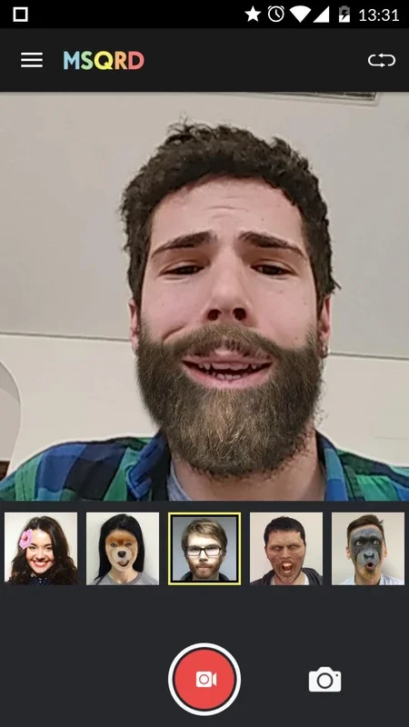 MSQRD for Android: Real-time Face Modification App