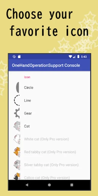 One Hand Operation Support for Android: Streamlined Smartphone Use