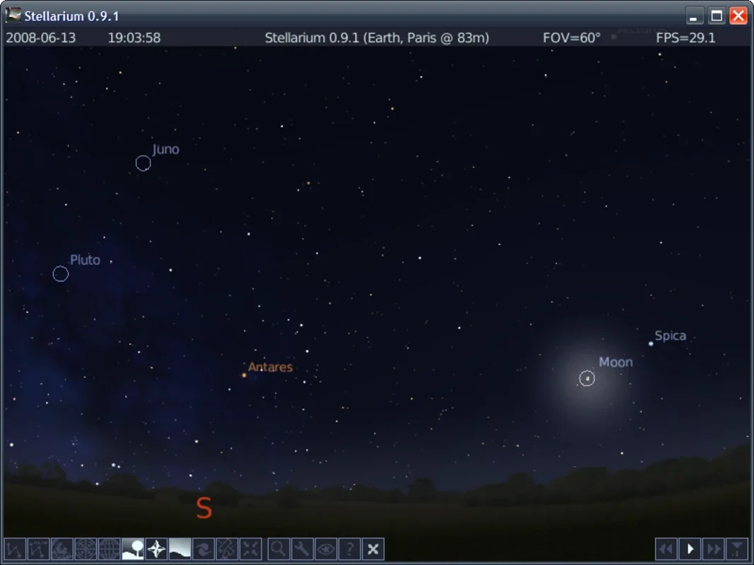 Stellarium Portable for Windows - Free and Portable