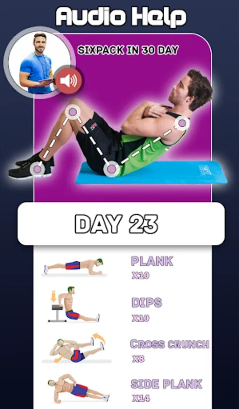 six pack in 30 days for Android: Sculpt Your Abs