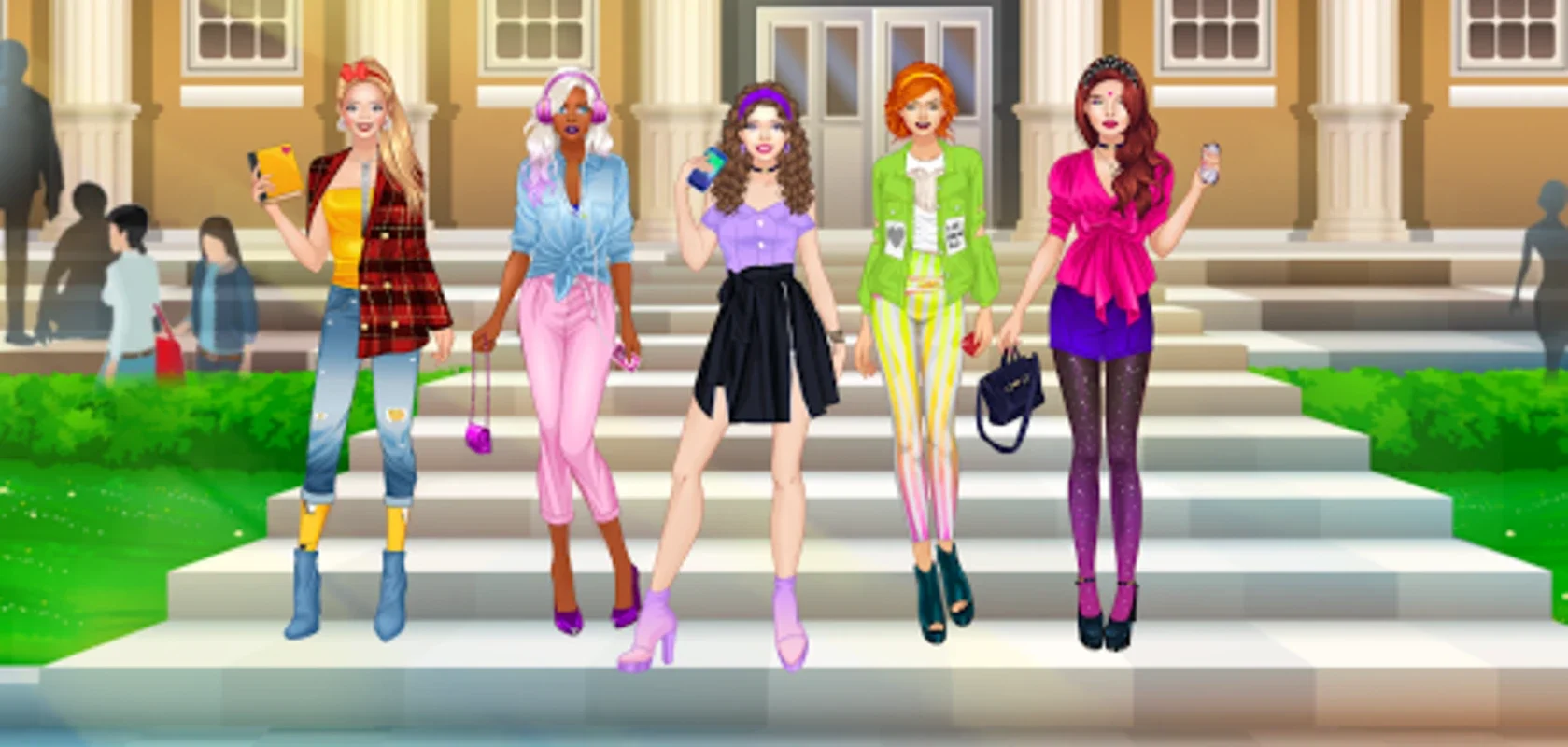 Star College Girls Makeover for Android - Fashionable Styling Options