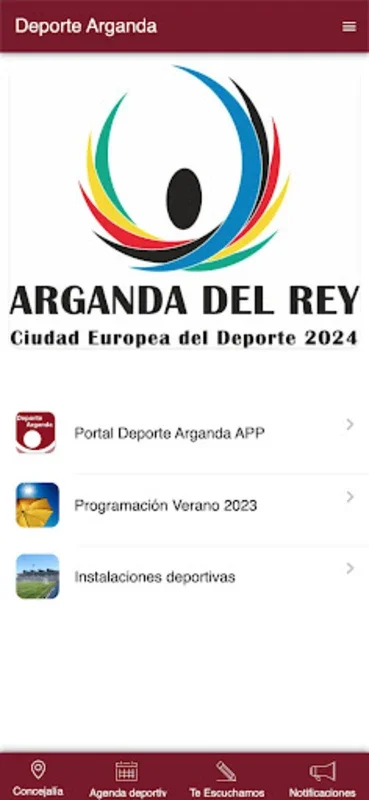 Deporte Arganda for Android - Stay Updated with Sports Events