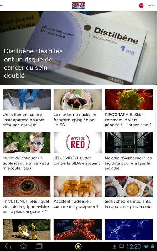 Sciences Et Avenir for Android - Explore Scientific Discoveries