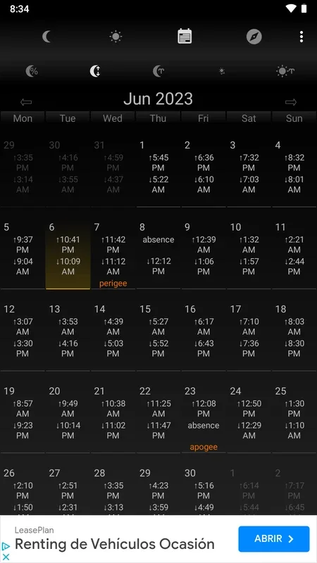 Moon Phase Calendar for Android - Track Lunar Phases Easily