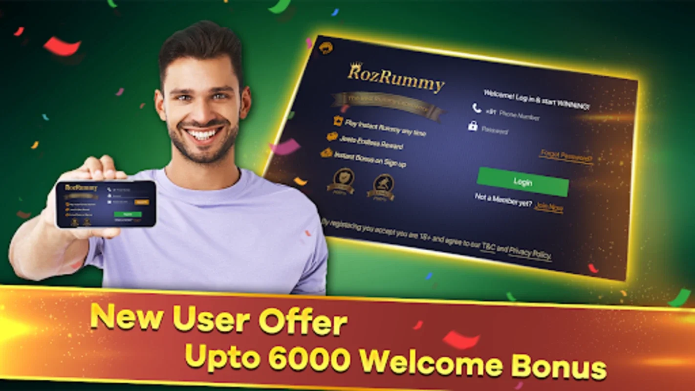 RozRummy for Android - Free Online Indian Rummy