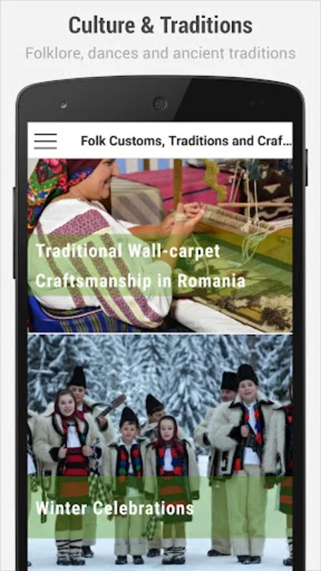 Explore Romania – Official App for Android: Uncover Wonders