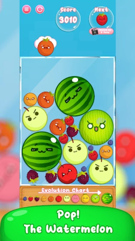 Watermelon Merge Suika Game for Android - Engaging Fruit Merging