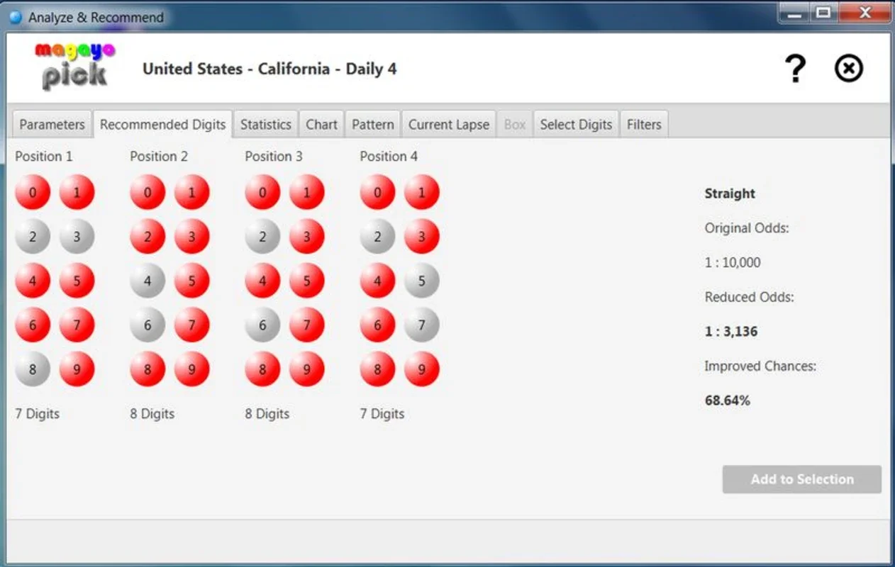 magayo Pick for Android - Find Probable Lottery Combinations