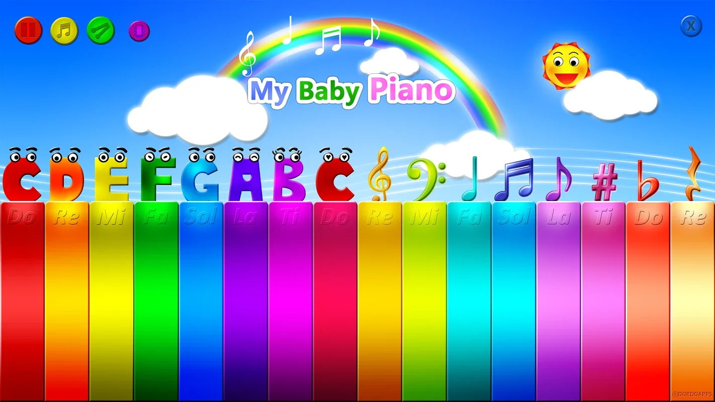 My baby piano for Android - A Musical Learning App for Kids