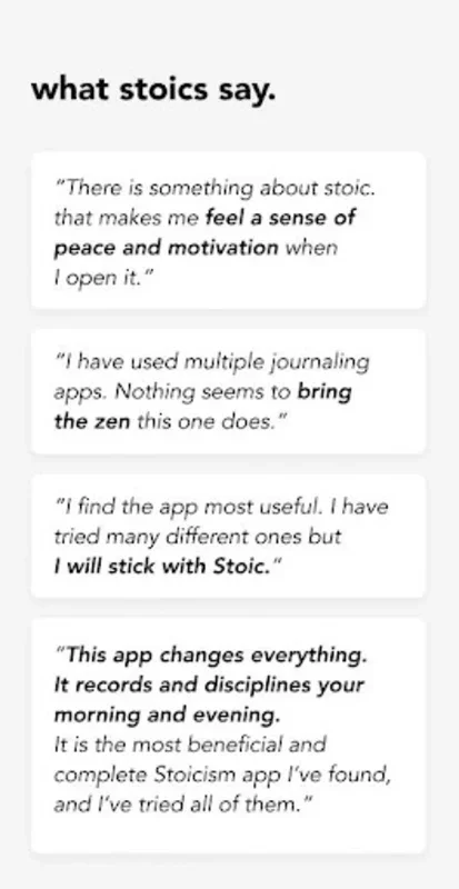 stoic. for Android - Enhance Emotional Well-being