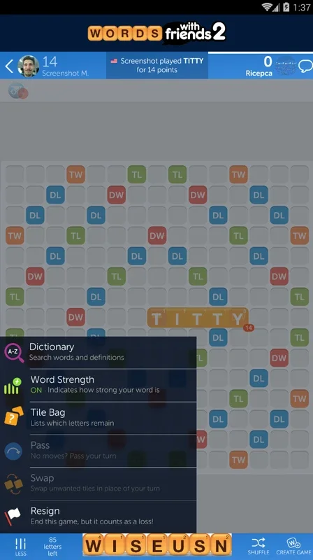 Words With Friends 2 for Android - No Downloading Required