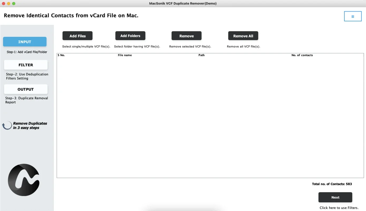 vCard Duplicate Remover Tool for Mac: Eliminate Duplicates