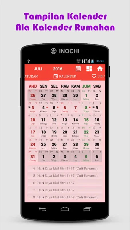 Indonesia Calendar for Android: Comprehensive Calendar Solution