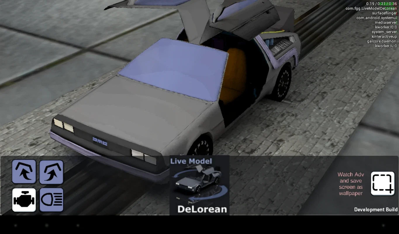 LiveModelDeLorean for Android - Immersive DeLorean Experience