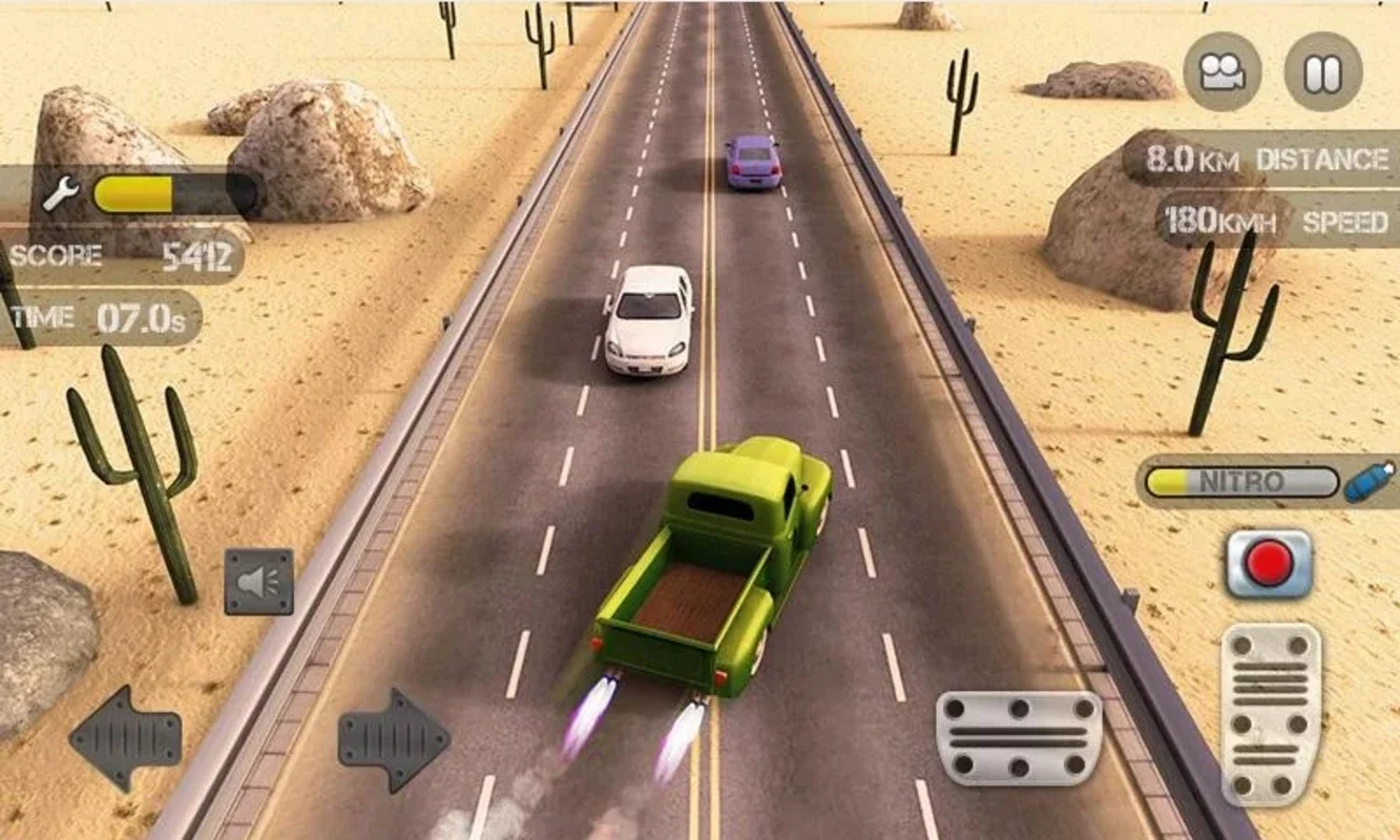 Race the Traffic Nitro for Android - Thrilling Racing Experience