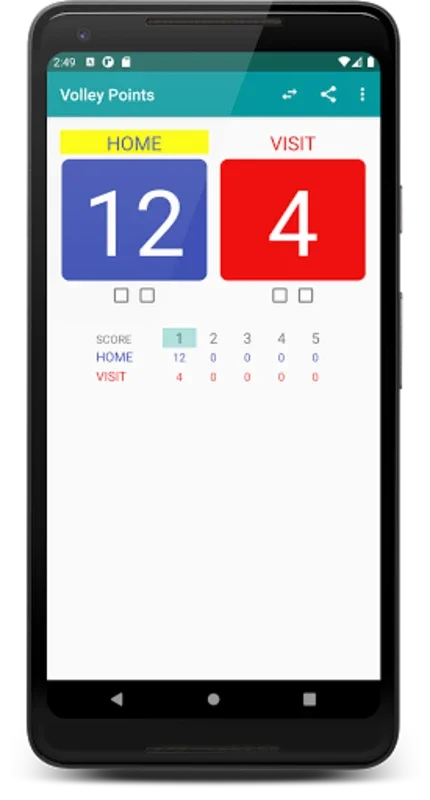 Volleyball Scoreboard for Android - Keep Track of Scores Easily