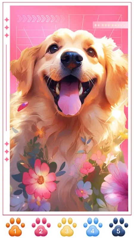 Dog Coloring, Color by number for Android - No Downloading Required