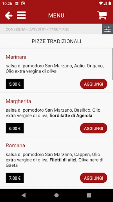 Pizzeria Gennarì for Android - Order Authentic Pizza