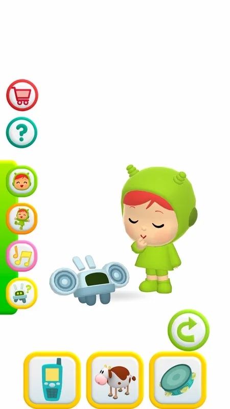 Talking Pocoyo: My friend Nina - Engaging Android Game