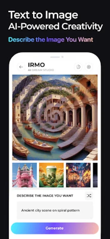 IRMO for Android - Transform Your Ideas into Art