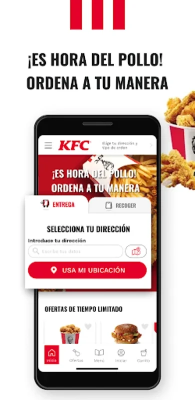 KFC Costa Rica for Android - Order Your Favorite Fried Chicken