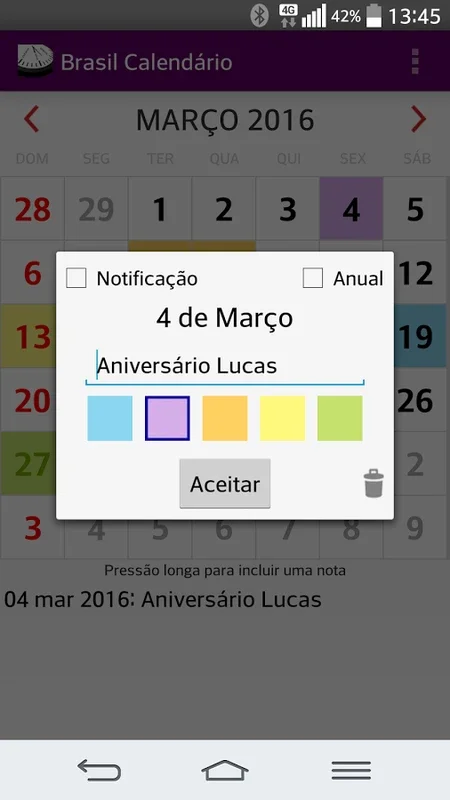 Brasil Calendário for Android: Comprehensive Holiday Calendar