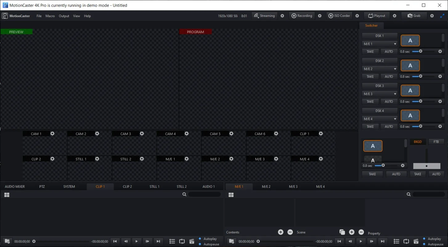 MotionCaster for Windows - Professional Live Streaming