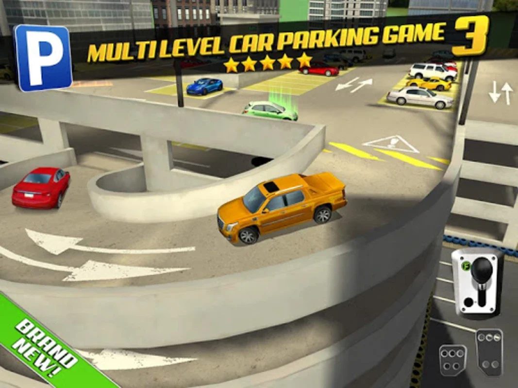 Multi Level 3 Car Parking Game for Android - No Downloading Needed