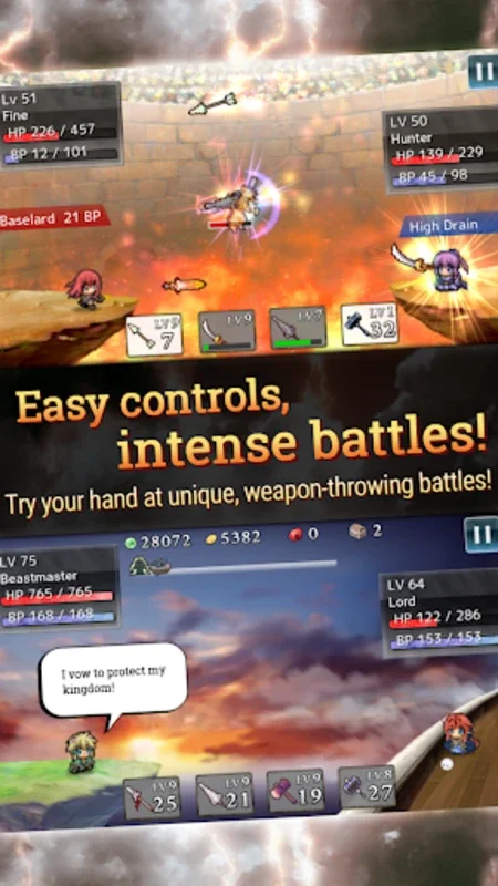 Weapon Throwing RPG 2 for Android - Engaging RPG Battles