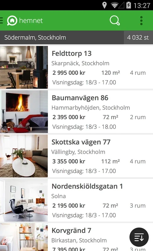 Hemnet for Android: Find Your Dream Home in Sweden