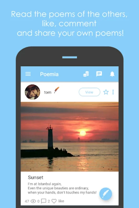 Poets & Poems, Write and Read for Android - Unleash Your Creativity