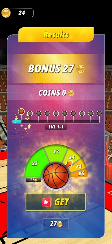 Slingshot Basketball! for Android - Score Slam Dunks