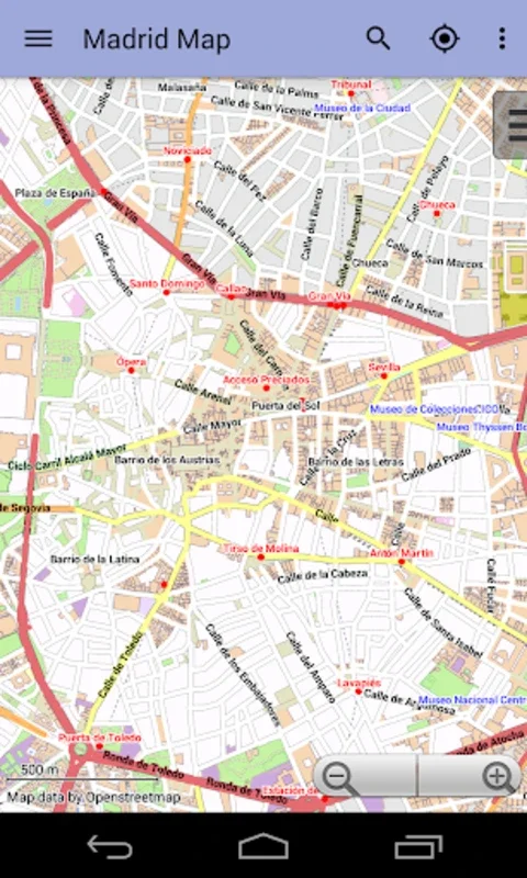 Madrid Offline City Map Lite for Android - Seamless Navigation