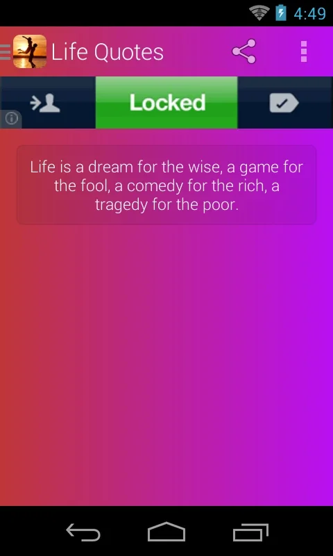 Life Quotes for Android - Inspiring Quotes at Your Fingertips