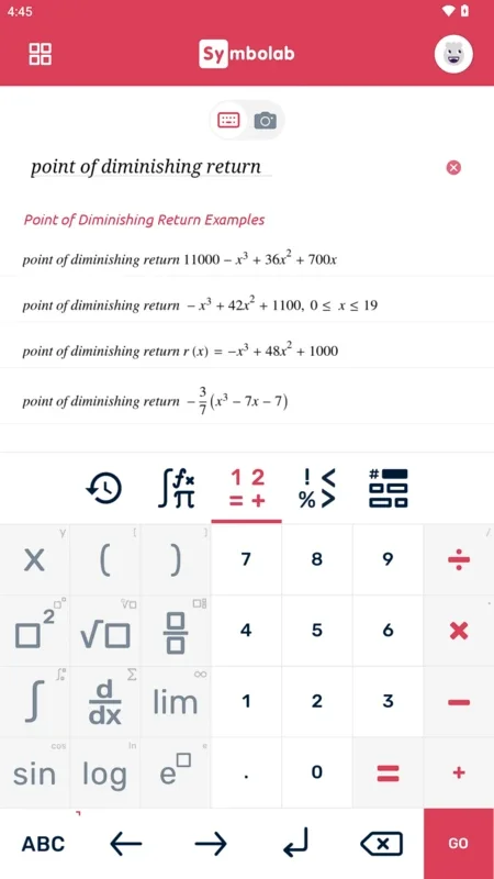 Symbolab for Android - Solve Math Problems Easily