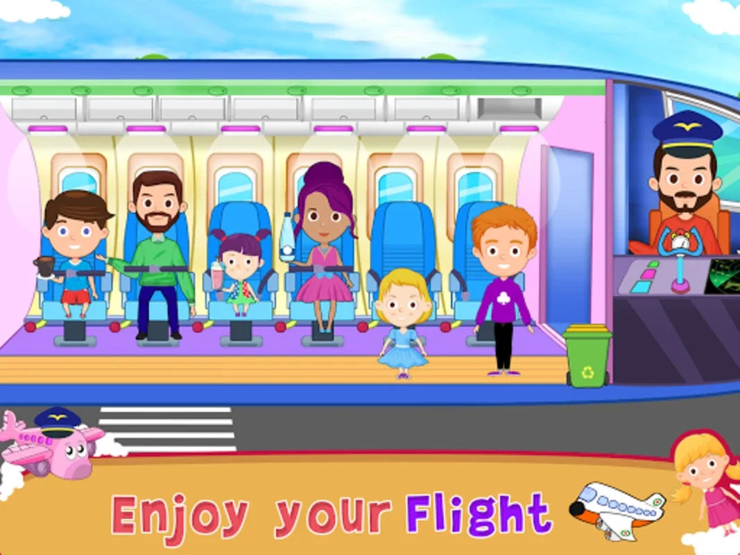 Toon Town - Airport for Android: Engaging Airport Game