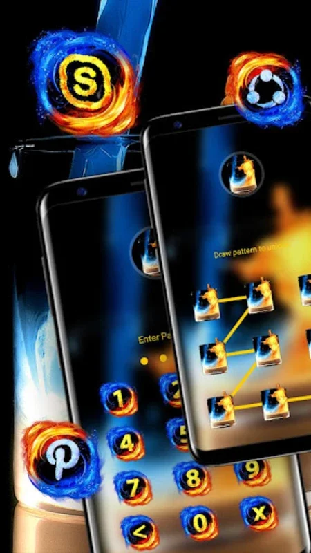 Fire & Ice Theme Launcher for Android - Transform Your Device