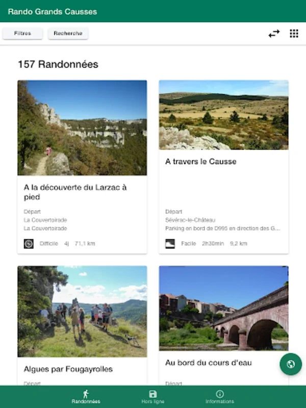 Rando Grands Causses for Android: Seamless Hiking Experience