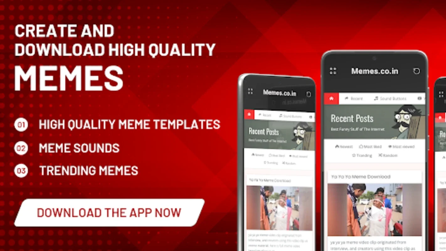 Memes.co.in for Android - Unleash Your Creativity