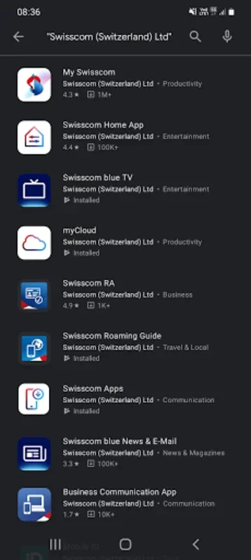 Swisscom Apps for Android - Streamline Your Mobile Life