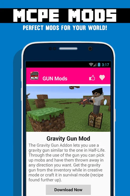 GUN MOD MCPE for Android - Transform Your Minecraft Experience