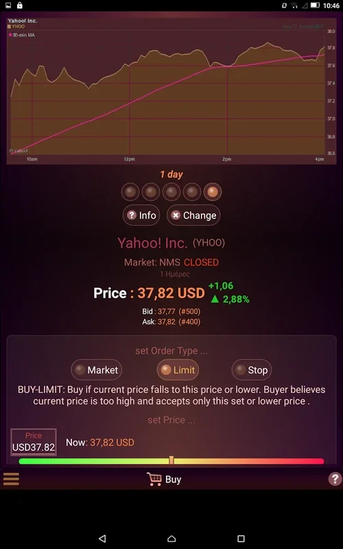 Game of Stocks for Android: Immersive Stock Market Simulation