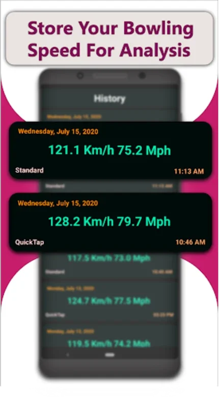 BowloMeter - Check Bowl Speed for Android: Analyze Bowling Speed