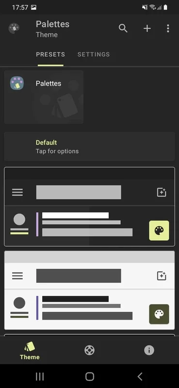 Palettes for Android - Customize Your Device's Color