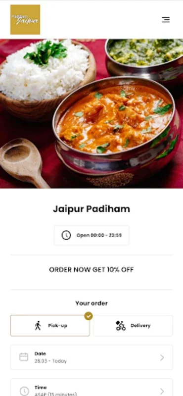 Jaipur Padiham for Android - Simplify Local Dining